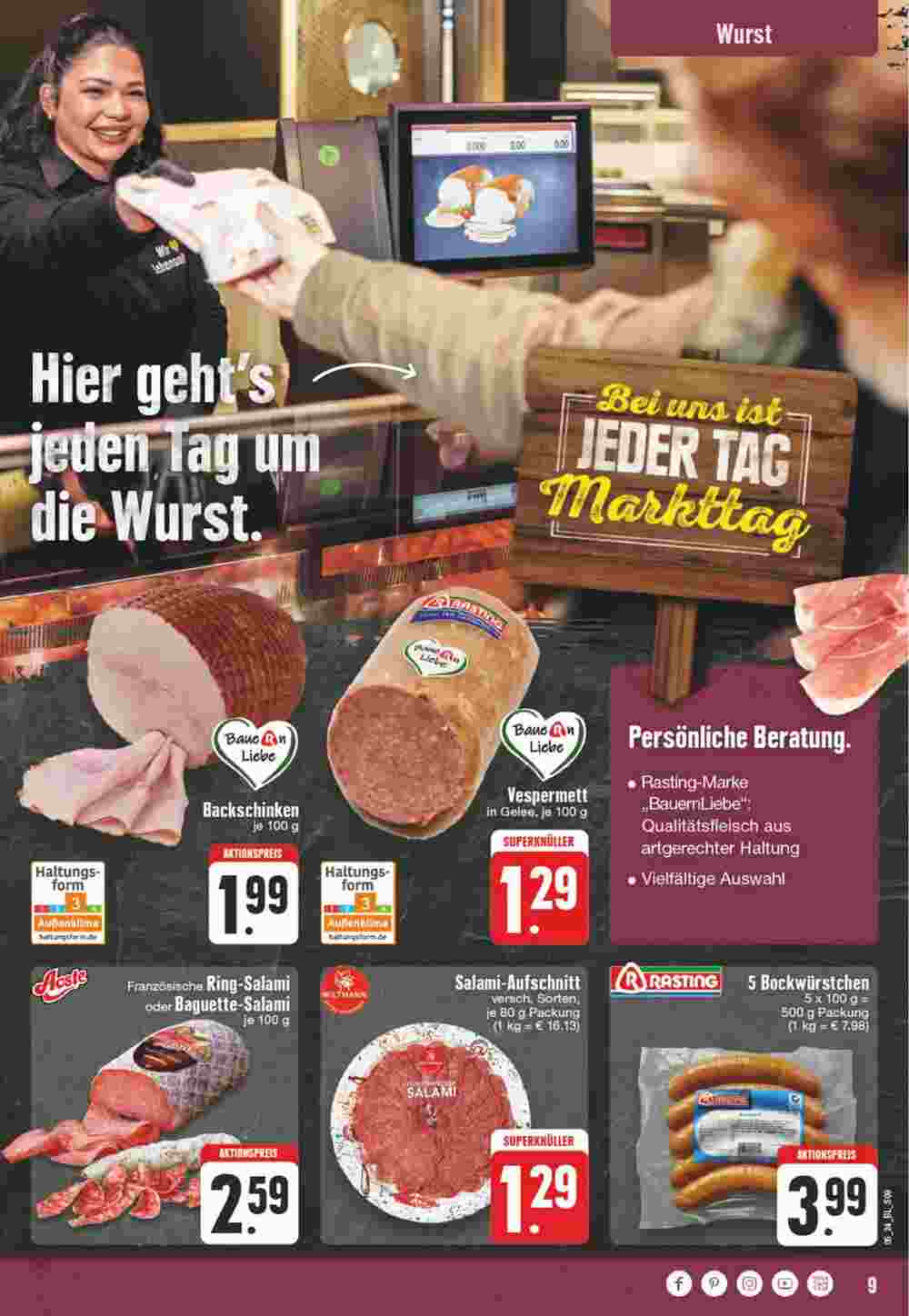 Edeka Wegner Prospekt (ab 29.01.2024) zum Blättern - Seite 9