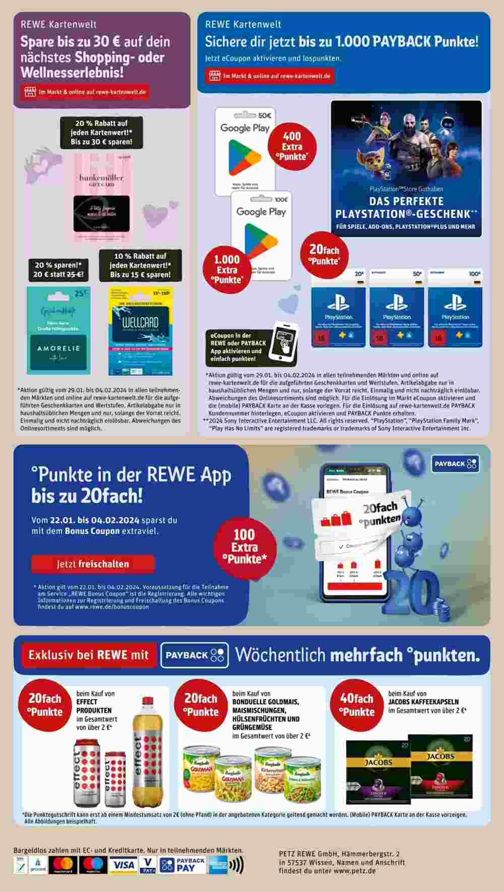 REWE PETZ Prospekt (ab 29.01.2024) zum Blättern - Seite 32