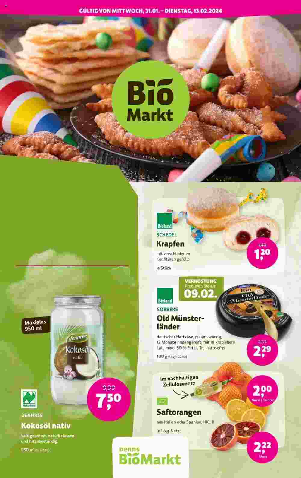 Biomarkt Prospekt (ab 31.01.2024) zum Blättern - Seite 1