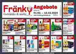 Fränky Getränke Prospekt (ab 01.02.2024) zum Blättern