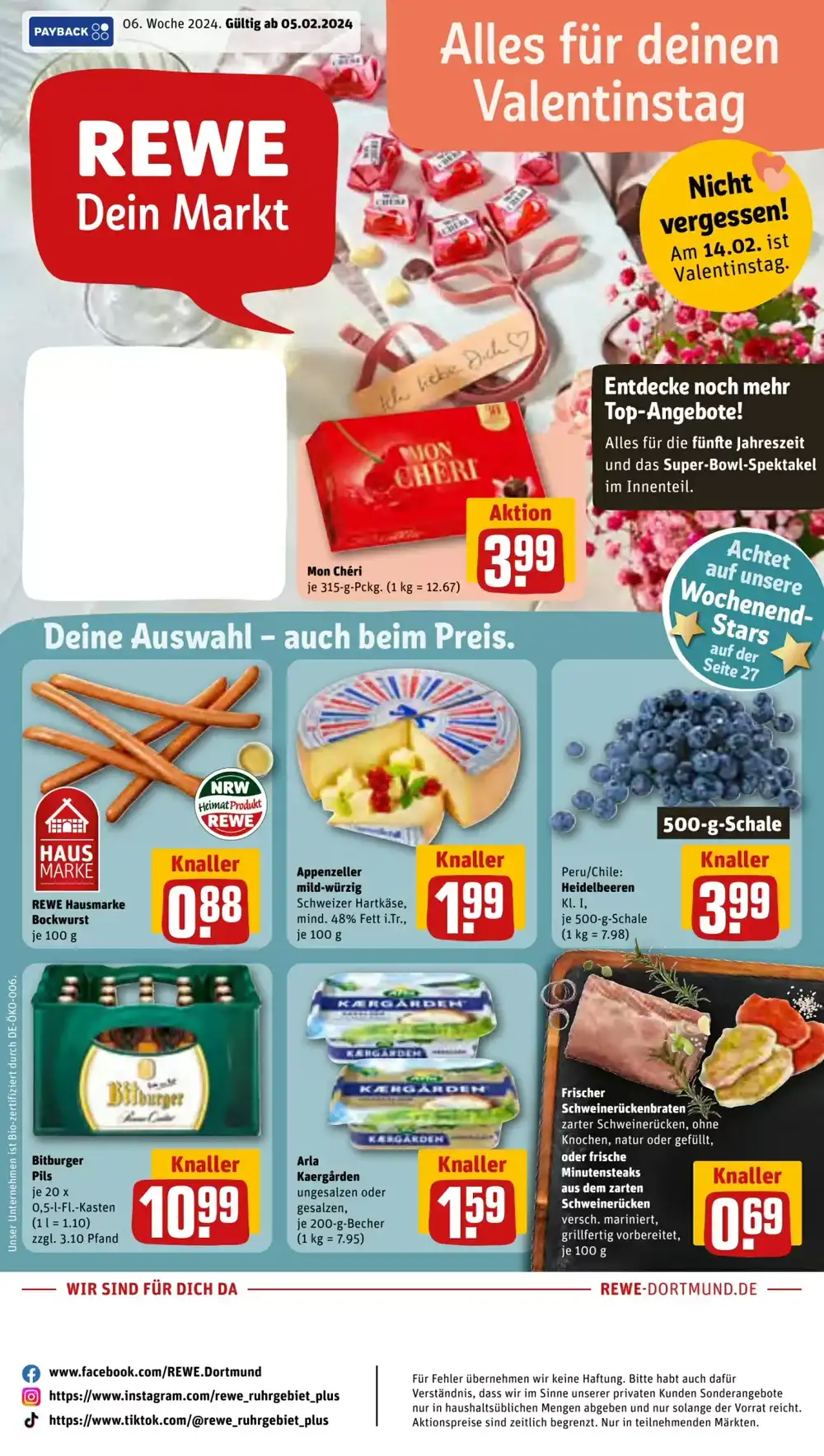 REWE Prospekt (ab 05.02.2024) zum Blättern Prospekt der Woche