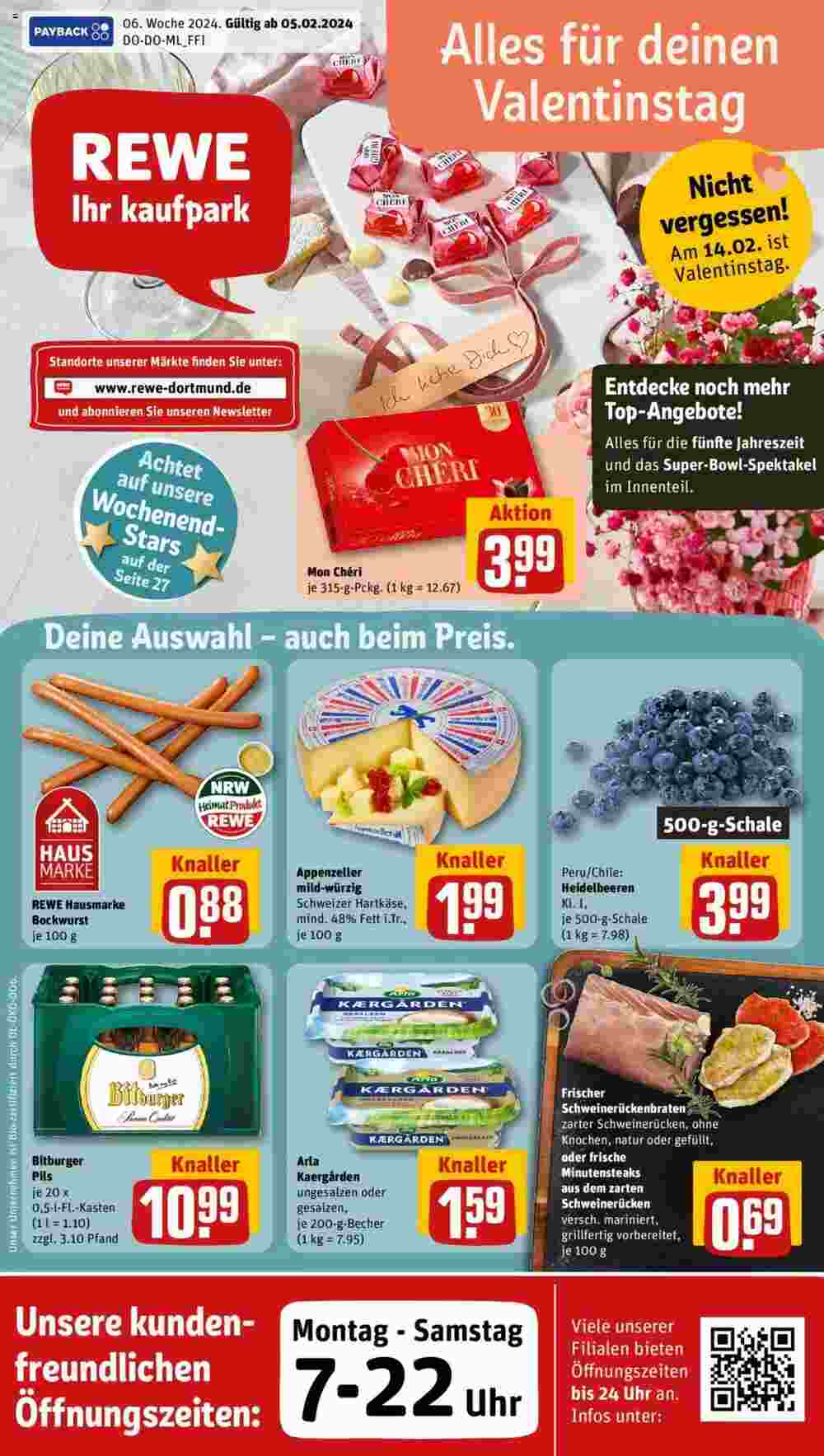 REWE Kaufpark Prospekt (ab 05.02.2024) zum Blättern - Seite 1