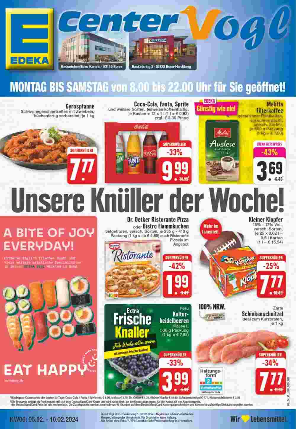 EDEKA Vogl Prospekt (ab 05.02.2024) zum Blättern - Seite 1