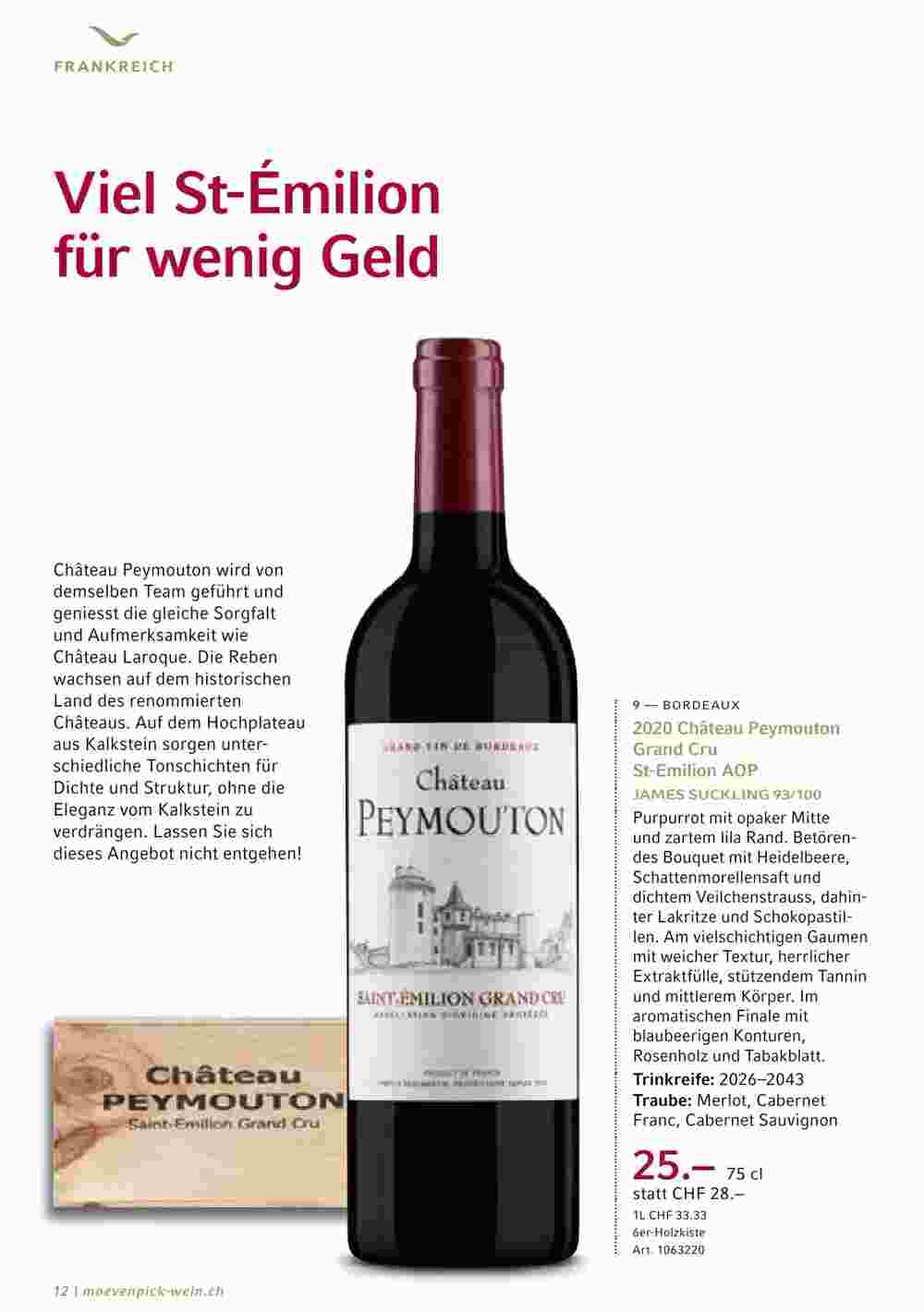 Mövenpick Wein Prospekt (ab 06.02.2024) zum Blättern - Seite 12