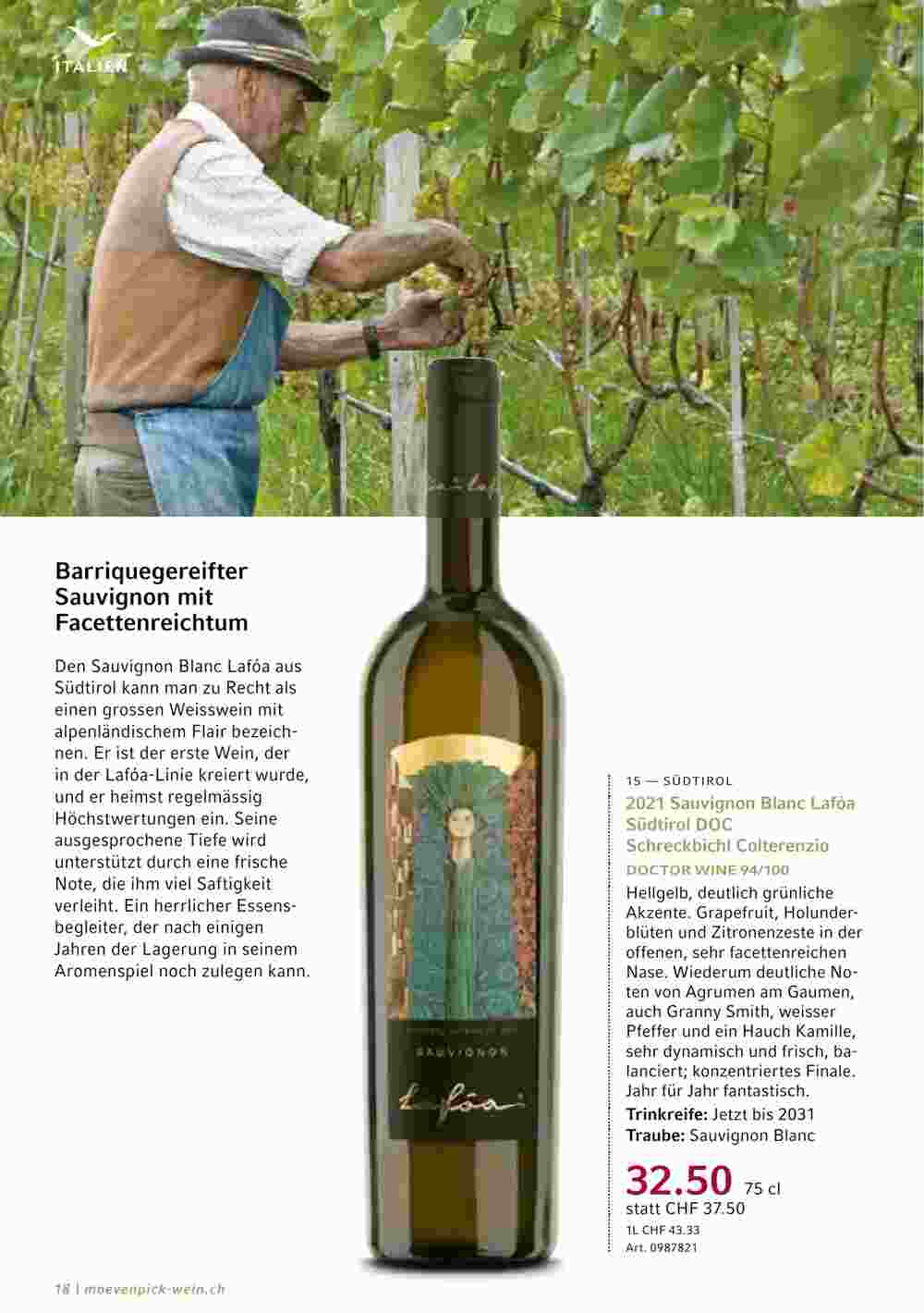 Mövenpick Wein Prospekt (ab 06.02.2024) zum Blättern - Seite 18
