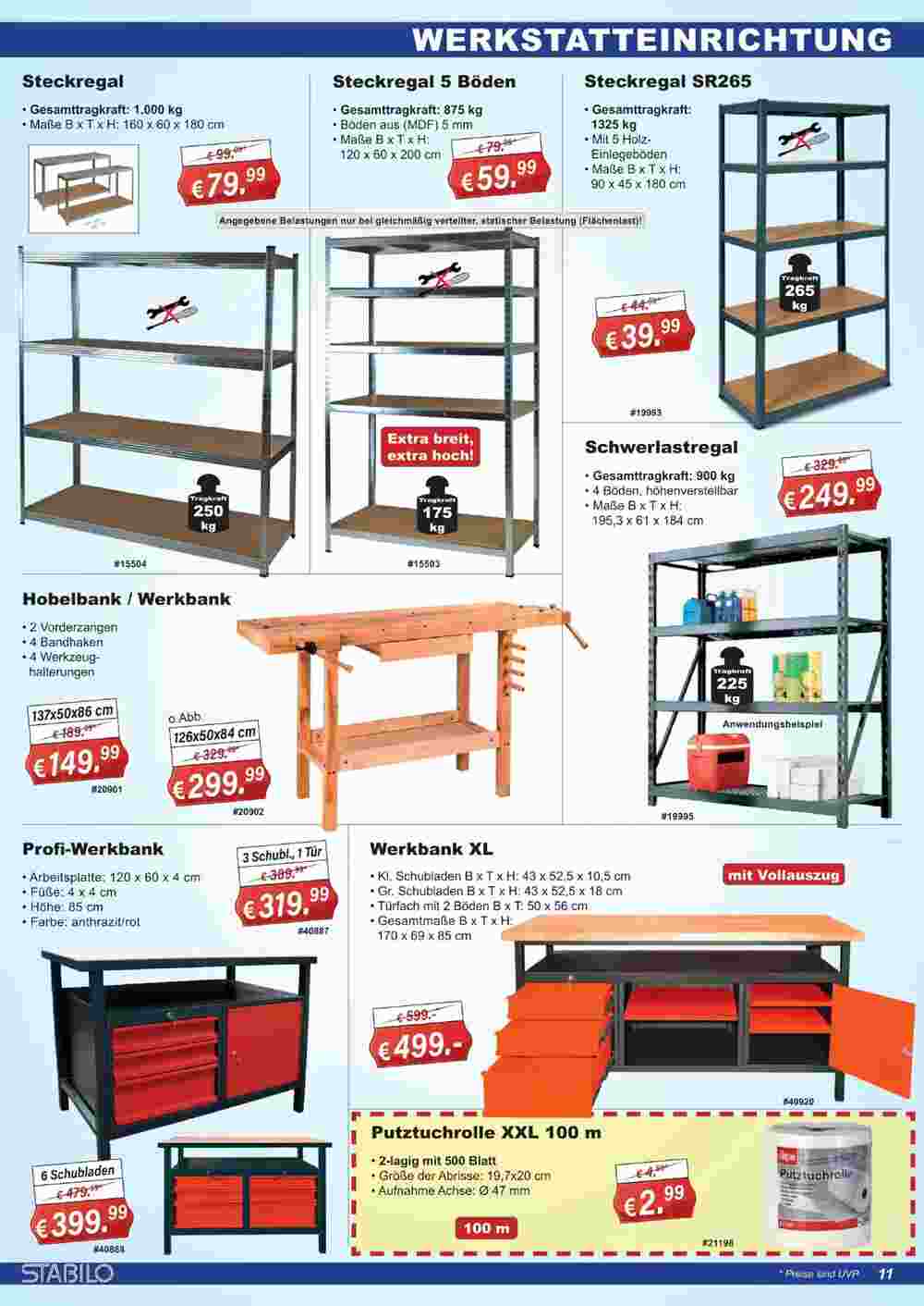 Stabilo Fachmarkt Prospekt (ab 07.02.2024) zum Blättern - Seite 11