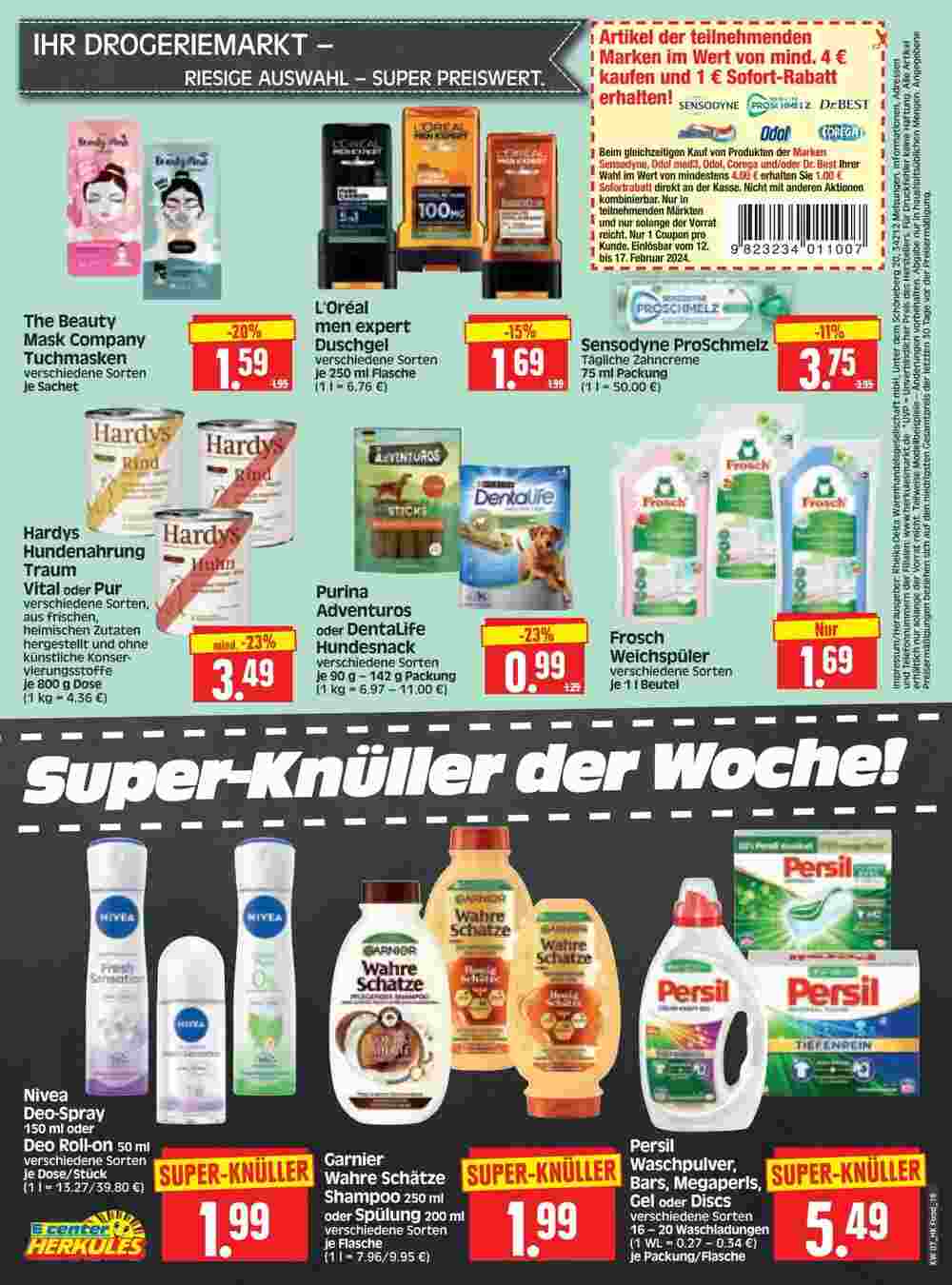 Edeka Herkules Prospekt (ab 12.02.2024) zum Blättern - Seite 16