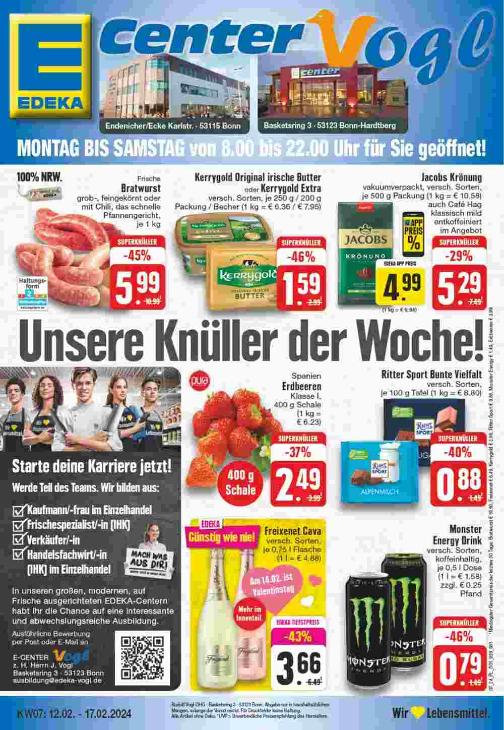 EDEKA Vogl Prospekt (ab 12.02.2024) zum Blättern - Seite 1