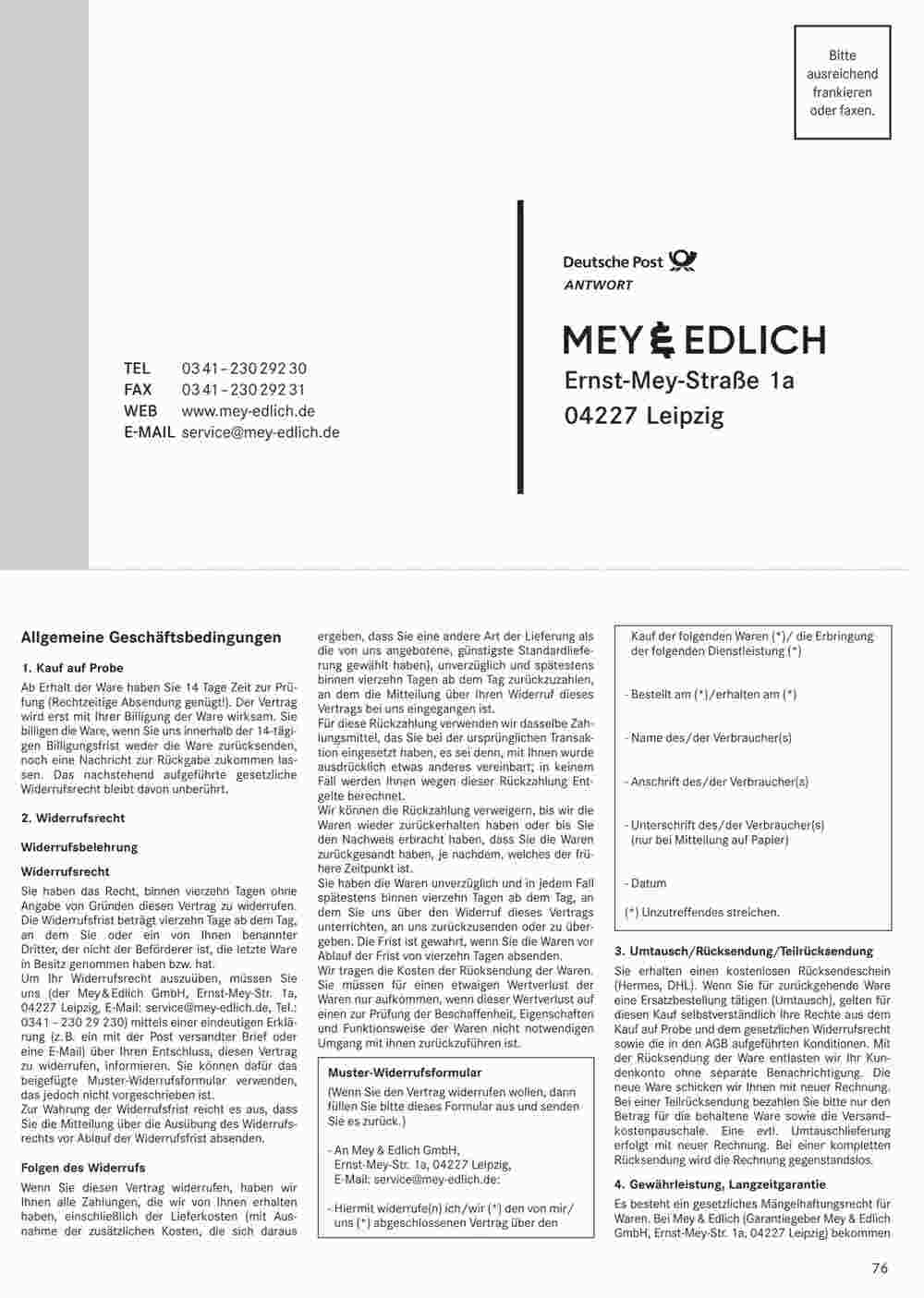 Mey & Edlich Prospekt (ab 13.02.2024) zum Blättern - Seite 76