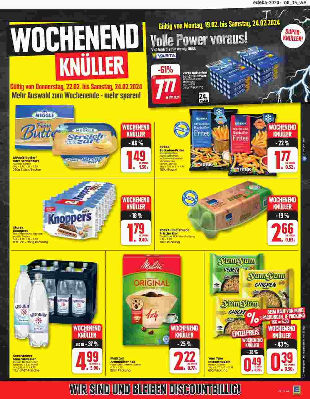 Edeka Center Prospekt (ab 19.02.2024) zum Blättern - Seite 16