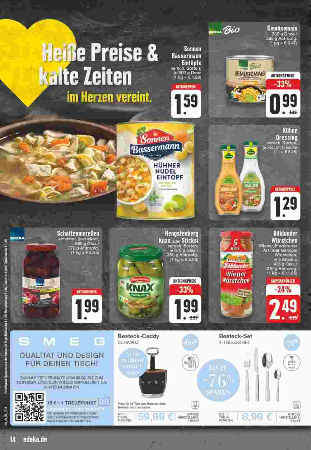 Edeka Honsel Prospekt (ab 19.02.2024) zum Blättern - Seite 14