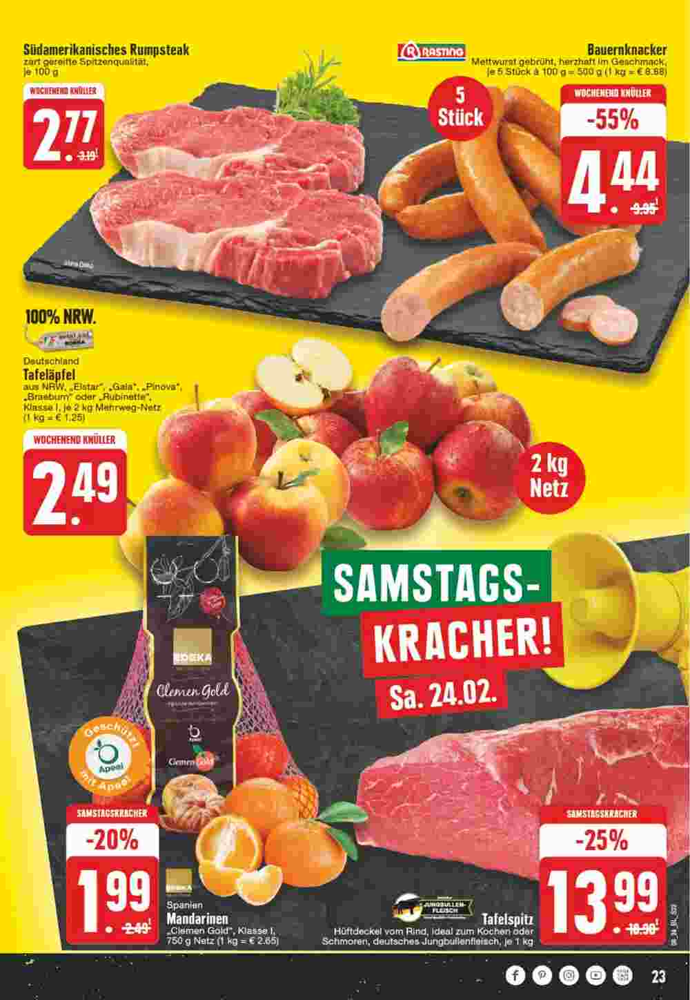 Edeka Honsel Prospekt (ab 19.02.2024) zum Blättern - Seite 23