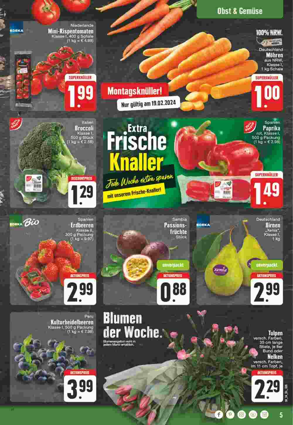 Edeka Honsel Prospekt (ab 19.02.2024) zum Blättern - Seite 5