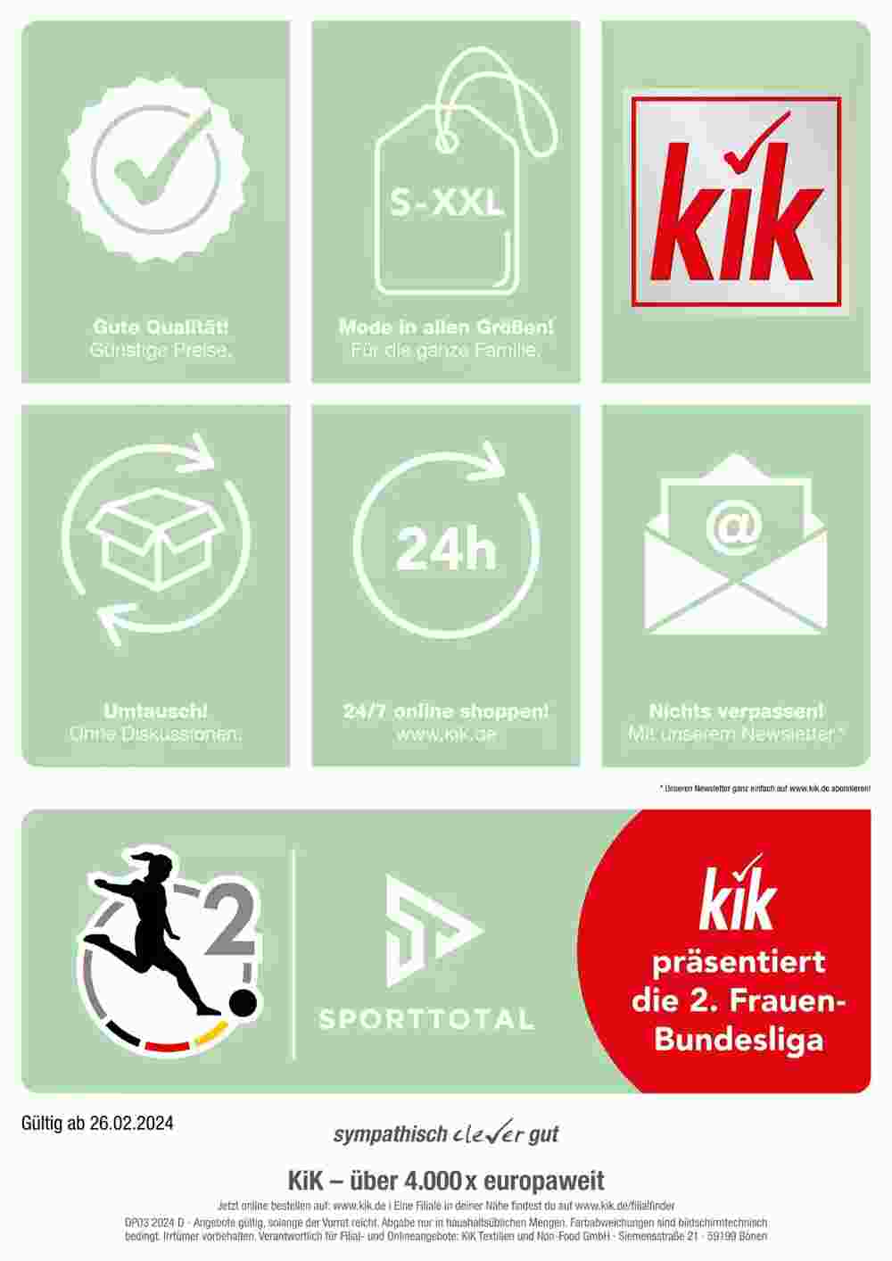 KiK Prospekt (ab 25.02.2024) zum Blättern - Seite 24