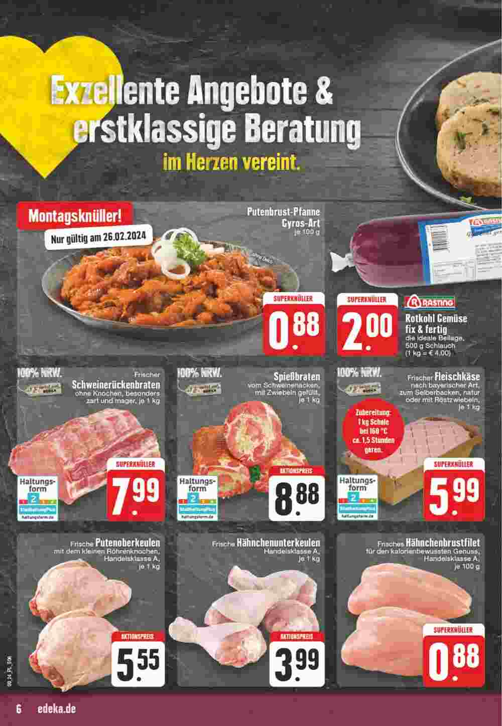 EDEKA Vogl Prospekt (ab 26.02.2024) zum Blättern - Seite 6