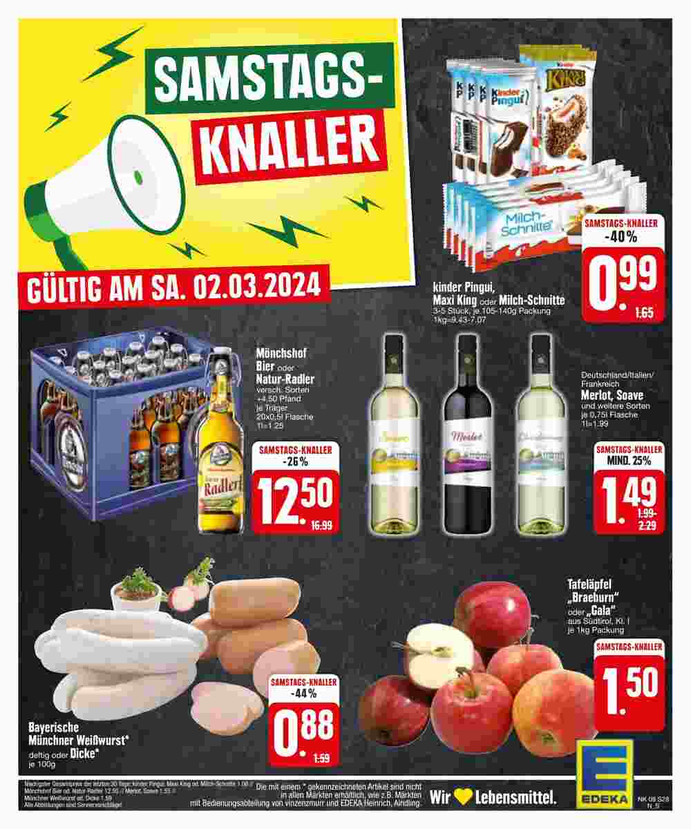 Edeka Scherer Prospekt (ab 26.02.2024) zum Blättern - Seite 29