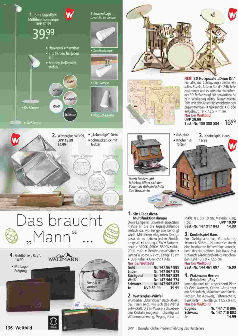 Weltbild Prospekt (ab 01.03.2024) zum Blättern - Seite 136
