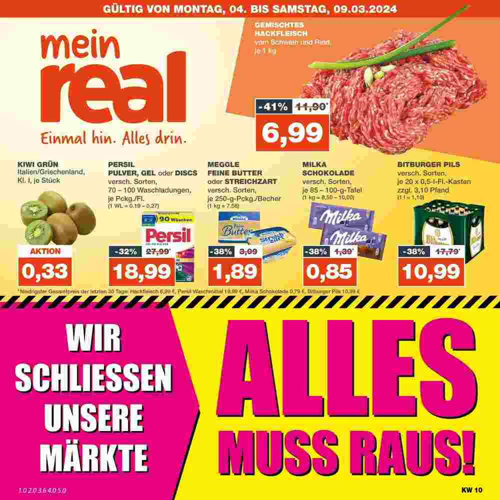 mein real Prospekt (ab 04.03.2024) zum Blättern - Seite 1