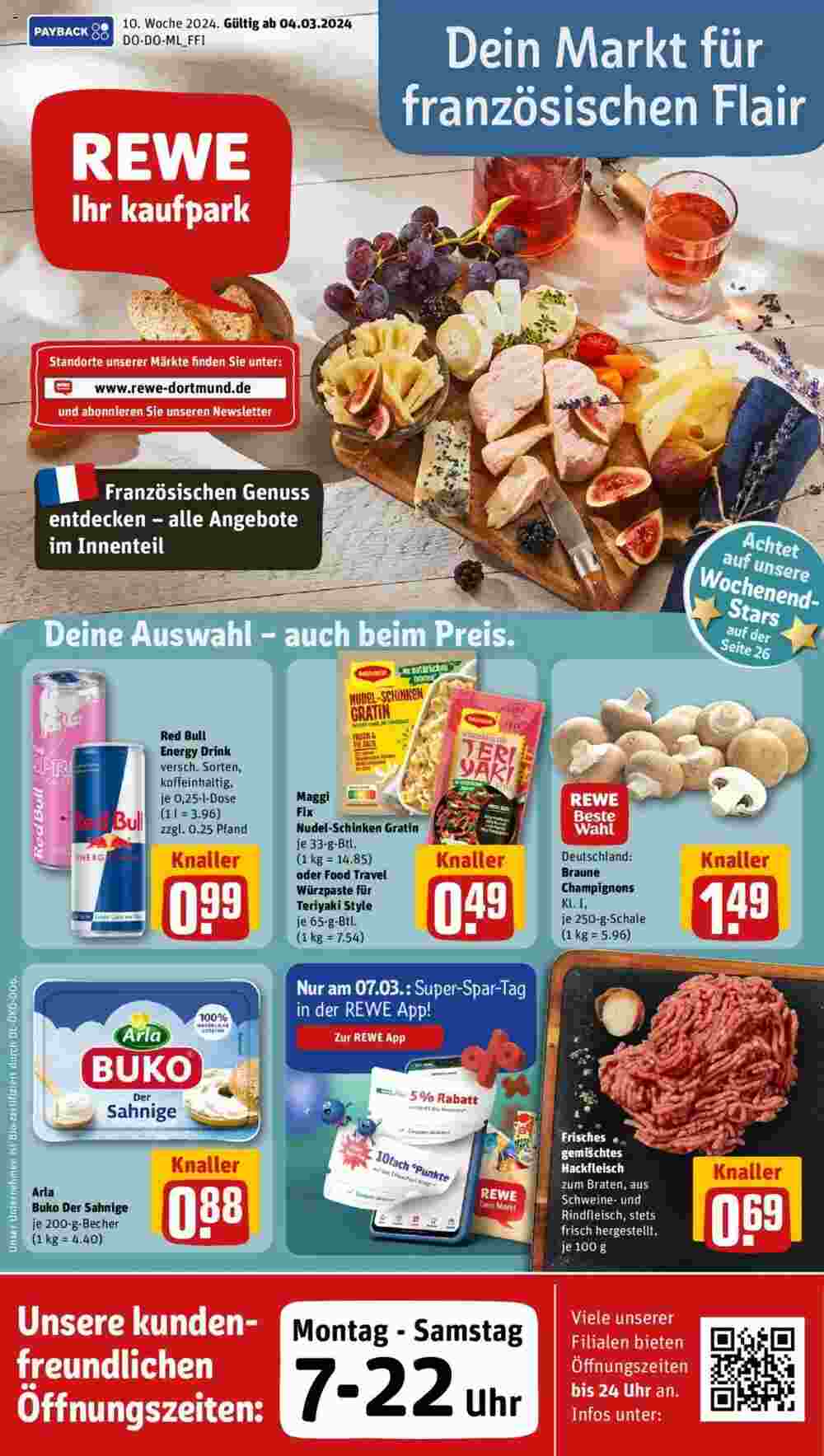 REWE Kaufpark Prospekt (ab 04.03.2024) zum Blättern - Seite 1