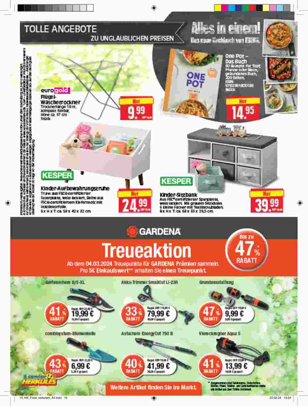 Edeka Herkules Prospekt (ab 04.03.2024) zum Blättern - Seite 16