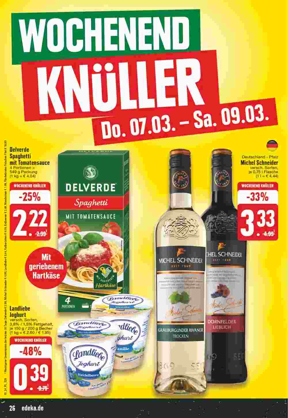 EDEKA Vogl Prospekt (ab 04.03.2024) zum Blättern - Seite 26