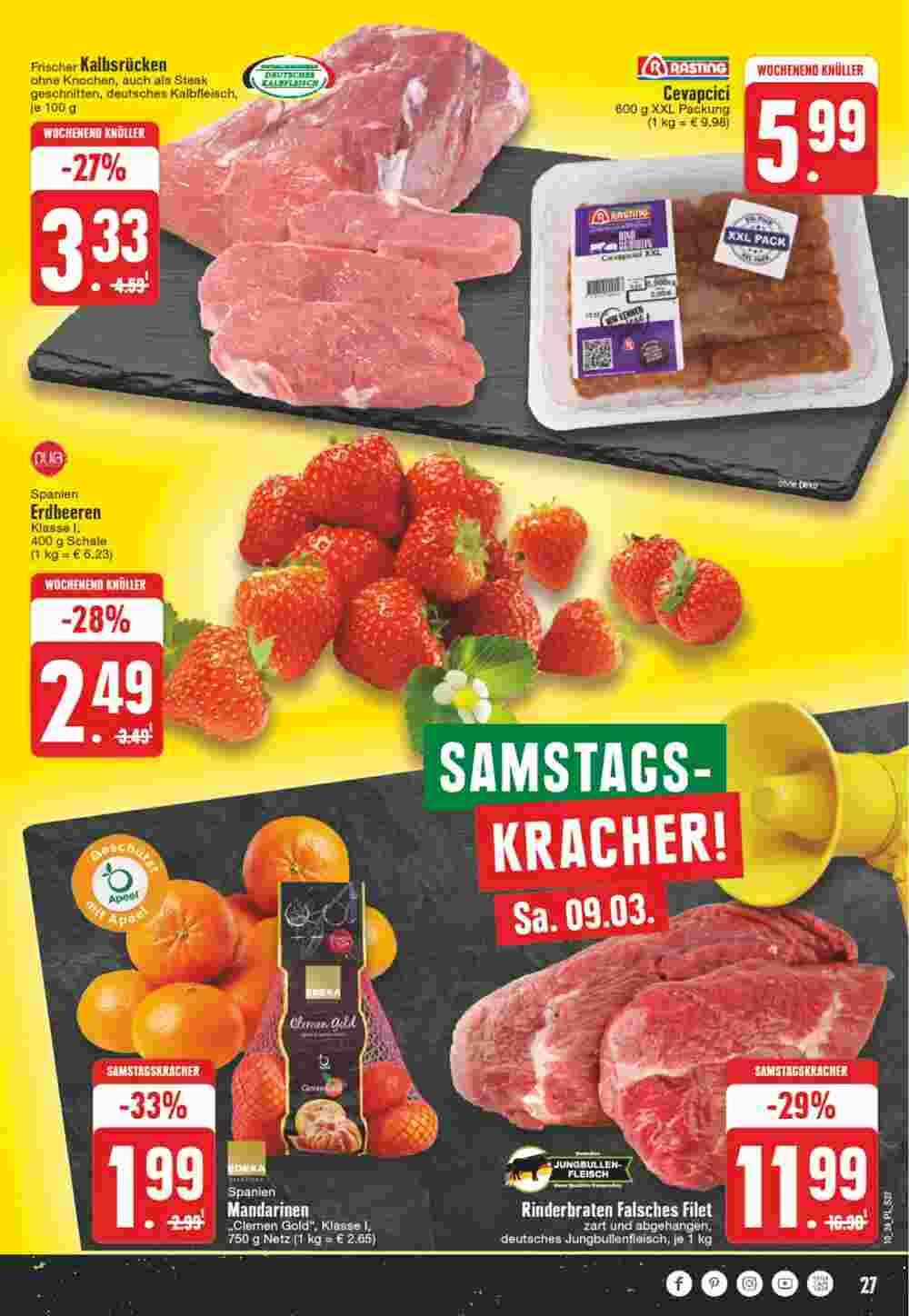 EDEKA Vogl Prospekt (ab 04.03.2024) zum Blättern - Seite 27