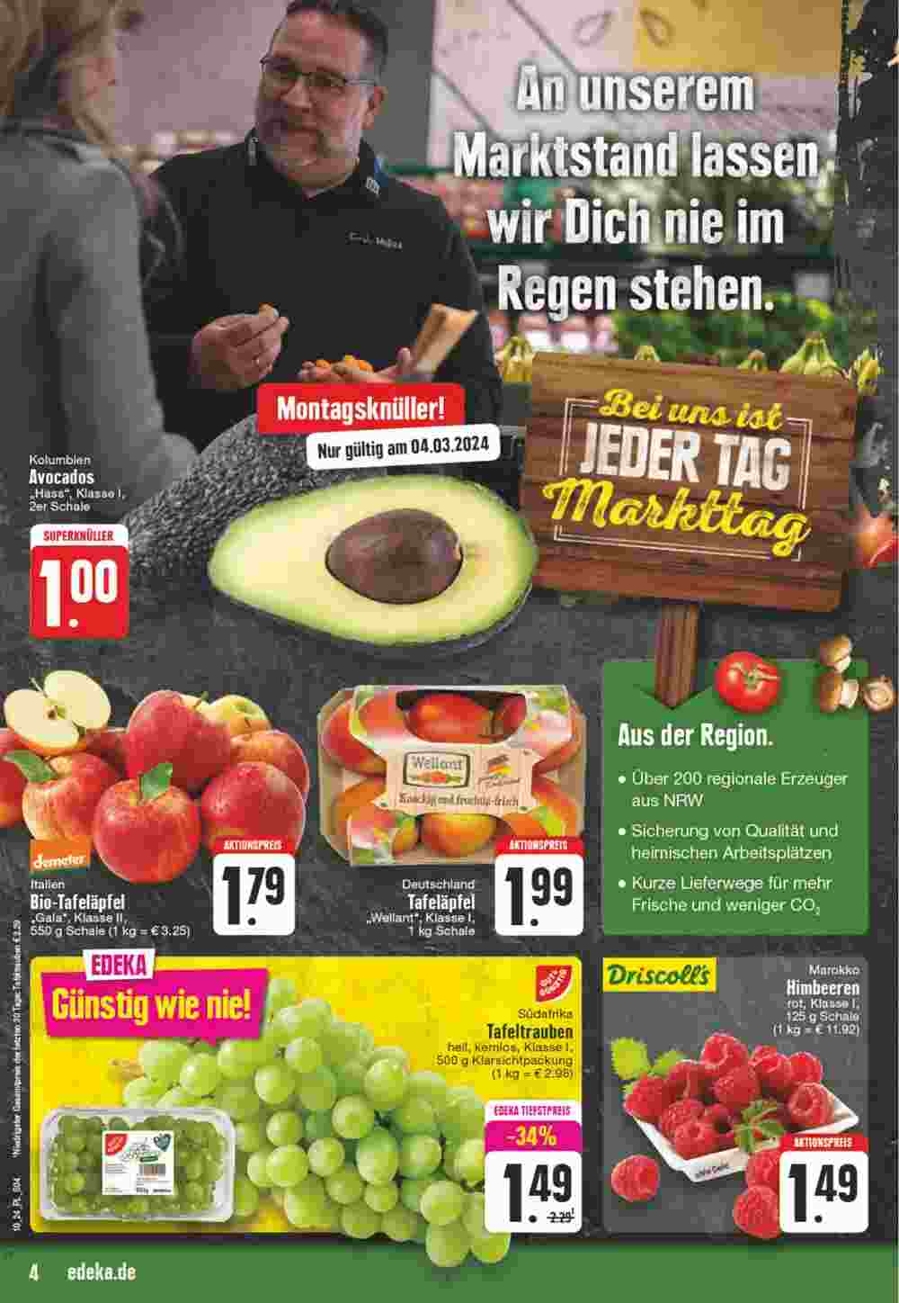 EDEKA Vogl Prospekt (ab 04.03.2024) zum Blättern - Seite 4