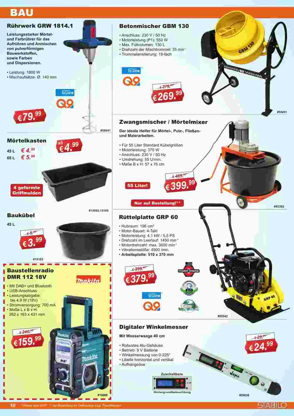 Stabilo Fachmarkt Prospekt (ab 04.03.2024) zum Blättern - Seite 10