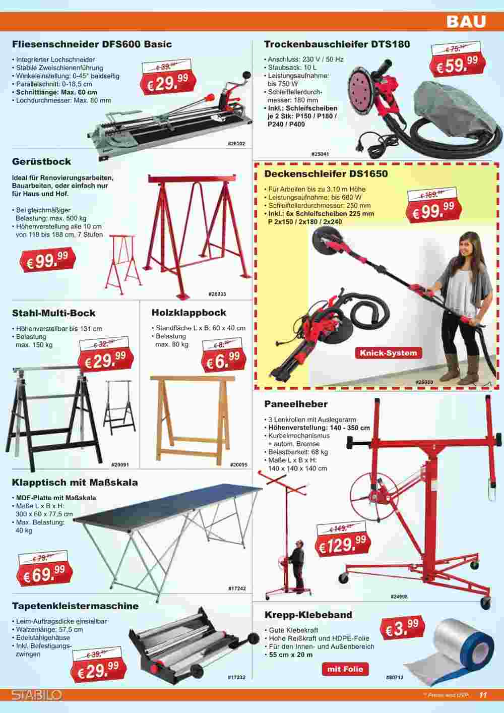 Stabilo Fachmarkt Prospekt (ab 04.03.2024) zum Blättern - Seite 11