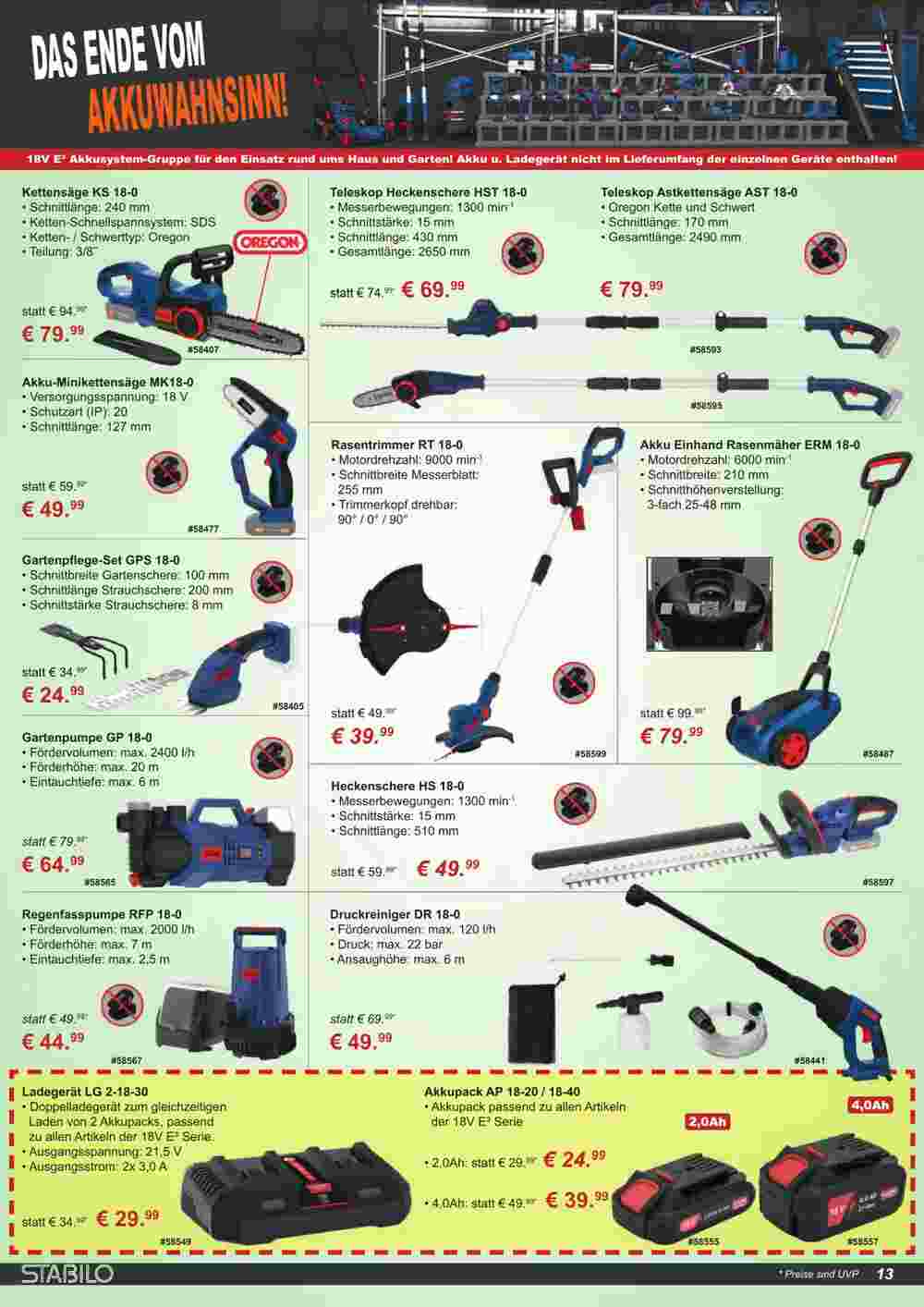 Stabilo Fachmarkt Prospekt (ab 04.03.2024) zum Blättern - Seite 13