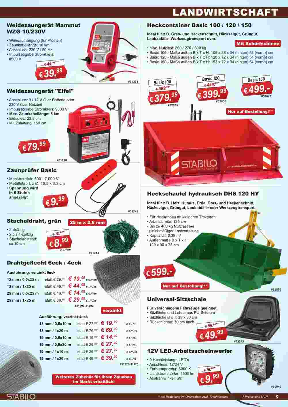 Stabilo Fachmarkt Prospekt (ab 04.03.2024) zum Blättern - Seite 9