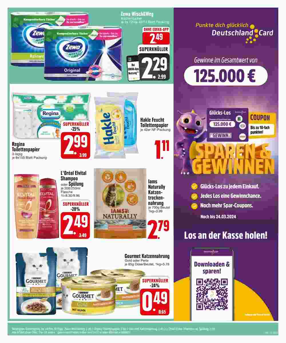 Edeka Scherer Prospekt (ab 11.03.2024) zum Blättern - Seite 24