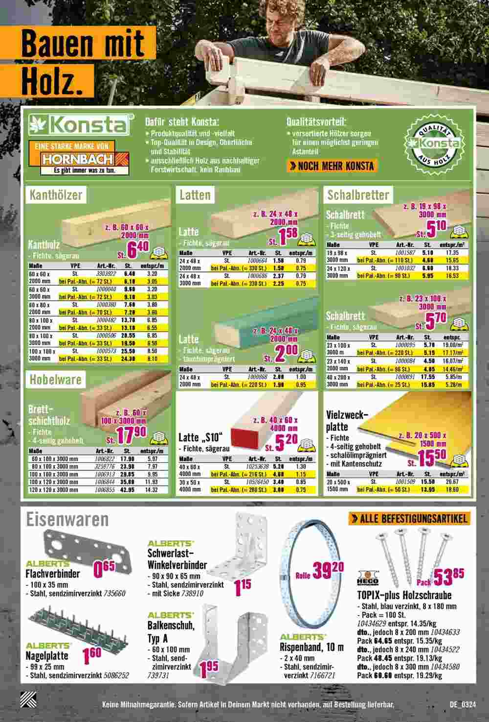 Hornbach Prospekt (ab 12.03.2024) zum Blättern - Seite 6