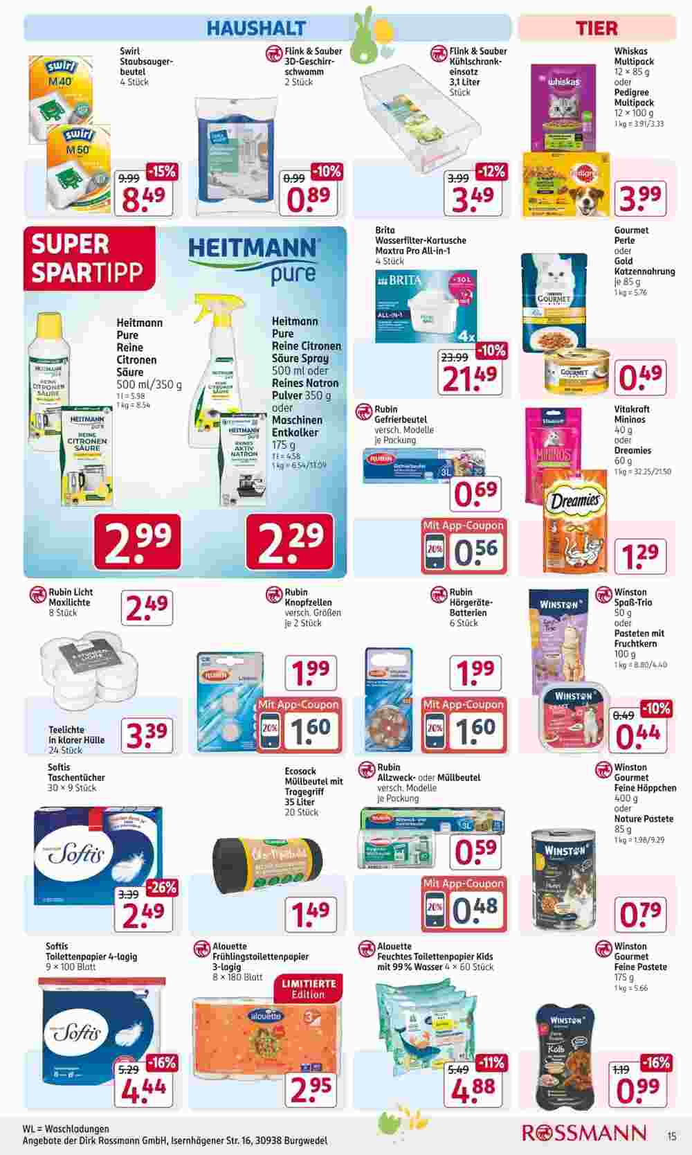 Rossmann Prospekt (ab 17.03.2024) zum Blättern - Seite 15