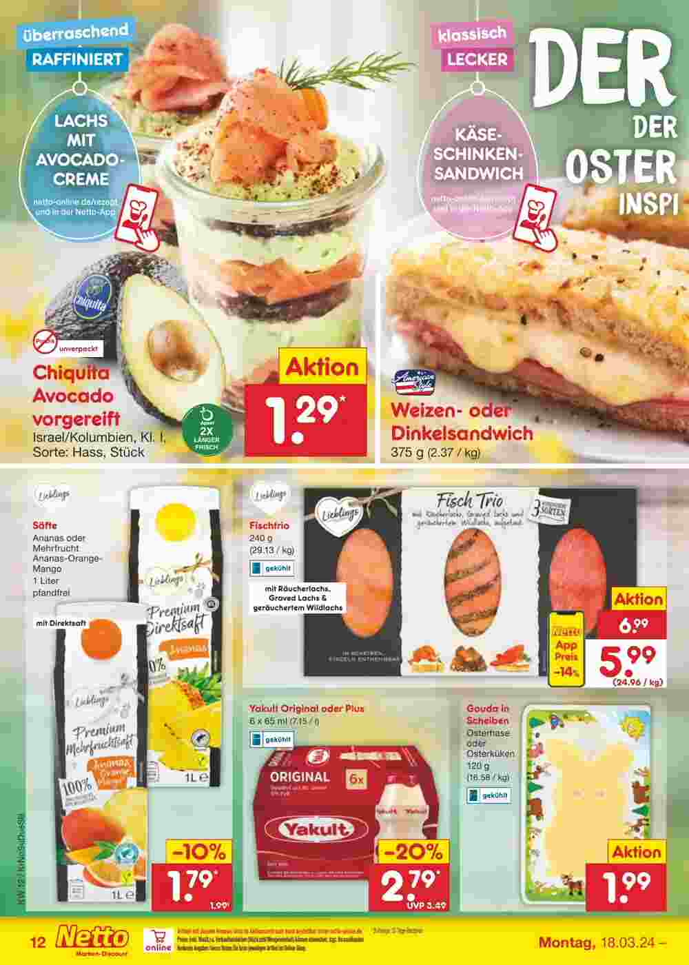 Netto Getränke Discount Prospekt (ab 18.03.2024) zum Blättern - Seite 12