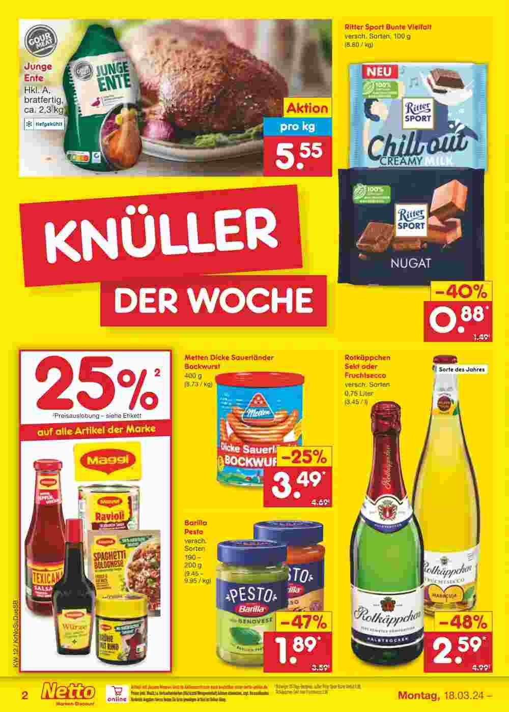 Netto Getränke Discount Prospekt (ab 18.03.2024) zum Blättern - Seite 2