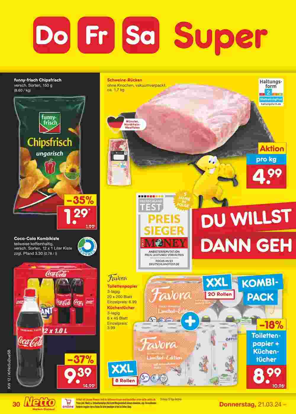 Netto Getränke Discount Prospekt (ab 18.03.2024) zum Blättern - Seite 38