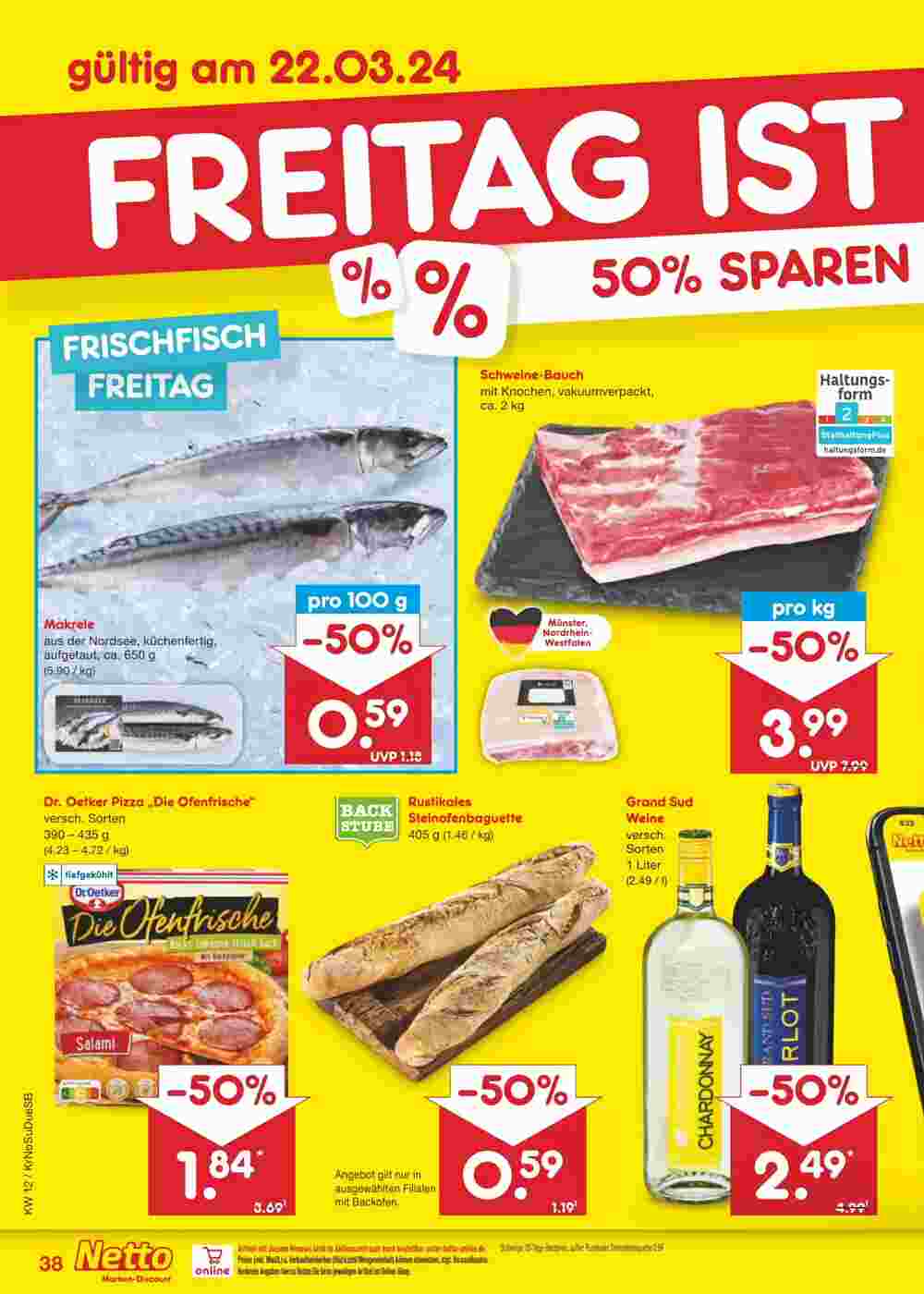 Netto Getränke Discount Prospekt (ab 18.03.2024) zum Blättern - Seite 46