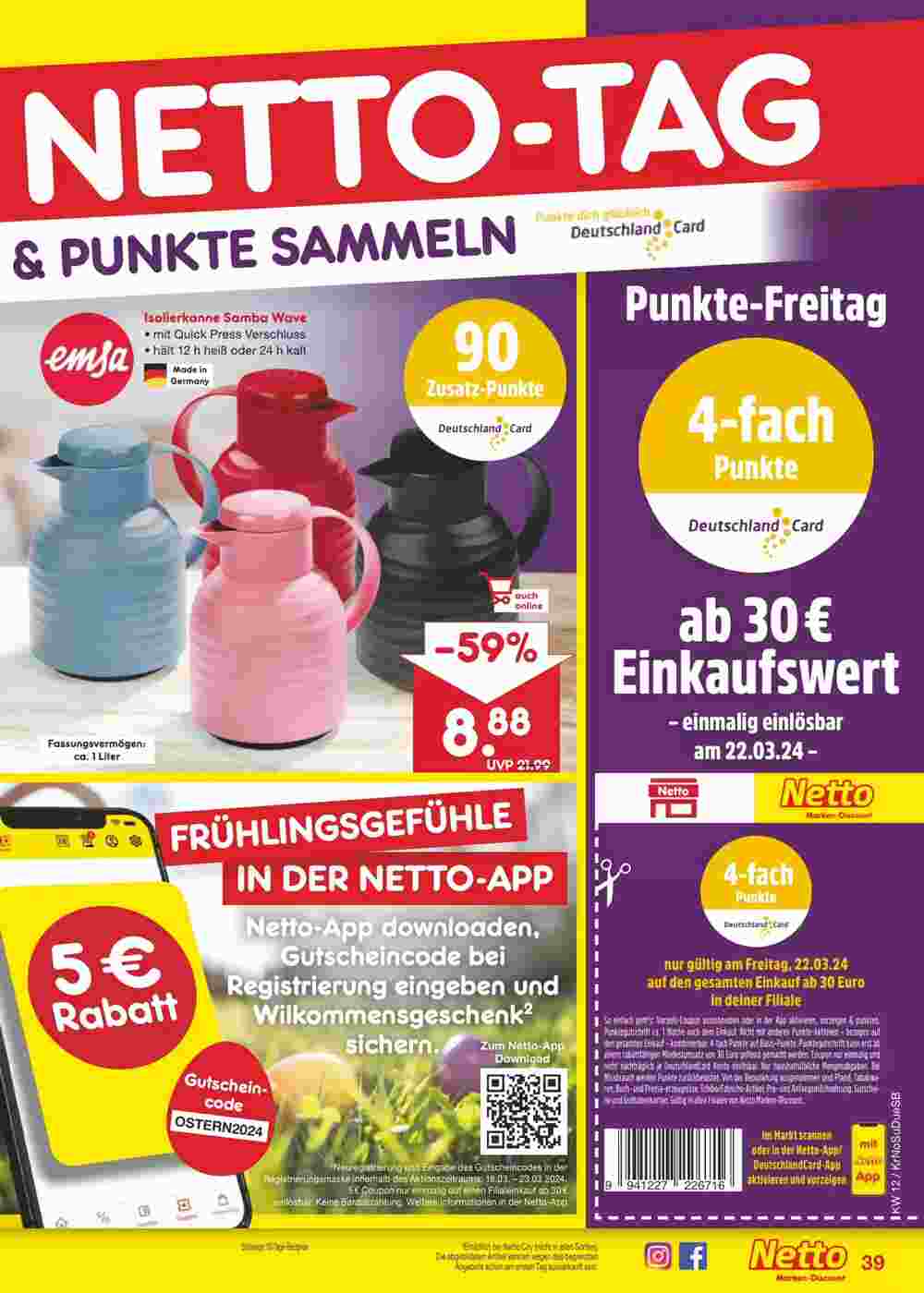 Netto Getränke Discount Prospekt (ab 18.03.2024) zum Blättern - Seite 47