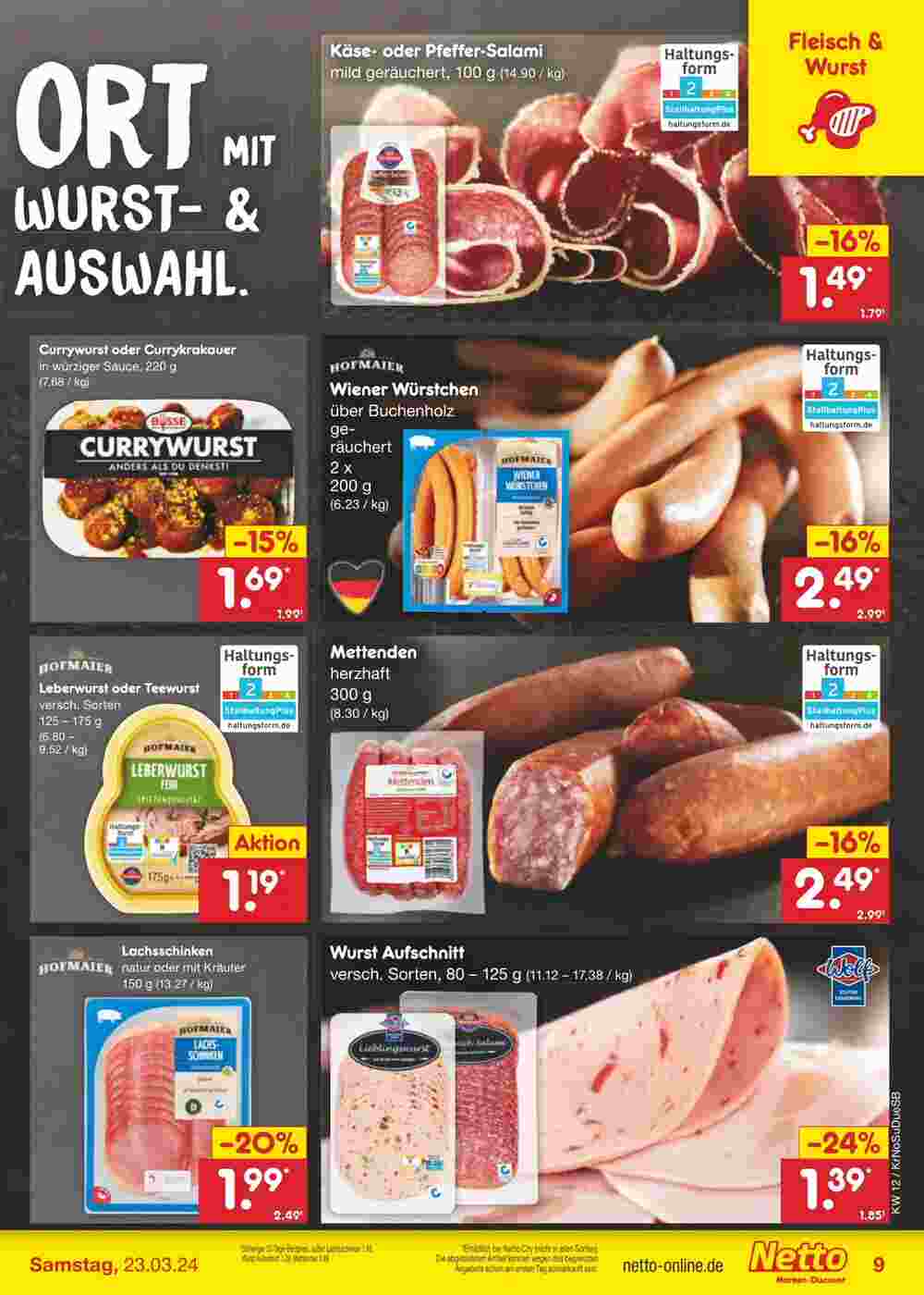 Netto Getränke Discount Prospekt (ab 18.03.2024) zum Blättern - Seite 9