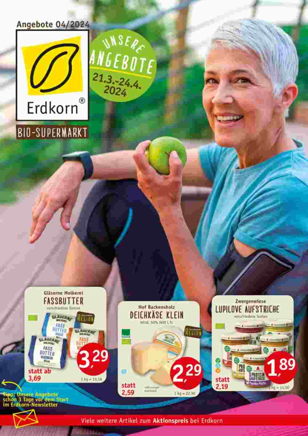 Erdkorn Biomarkt Prospekt (ab 20.03.2024) zum Blättern - Seite 1