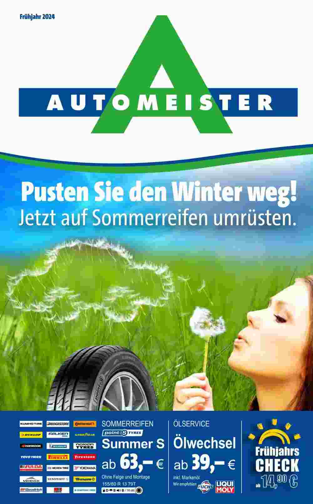Automeister Prospekt (ab 22.03.2024) zum Blättern - Seite 1