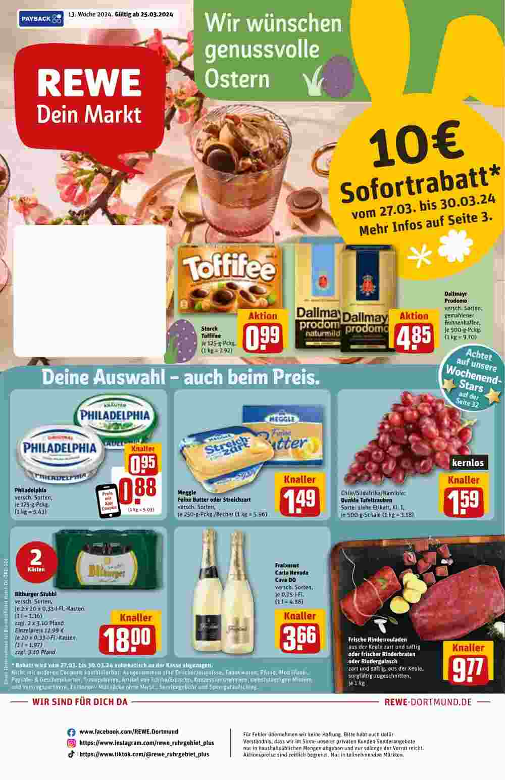 REWE Kaufpark Prospekt (ab 25.03.2024) zum Blättern - Seite 1