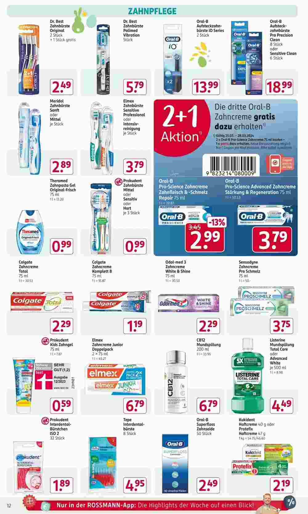 Rossmann Prospekt (ab 25.03.2024) zum Blättern - Seite 12