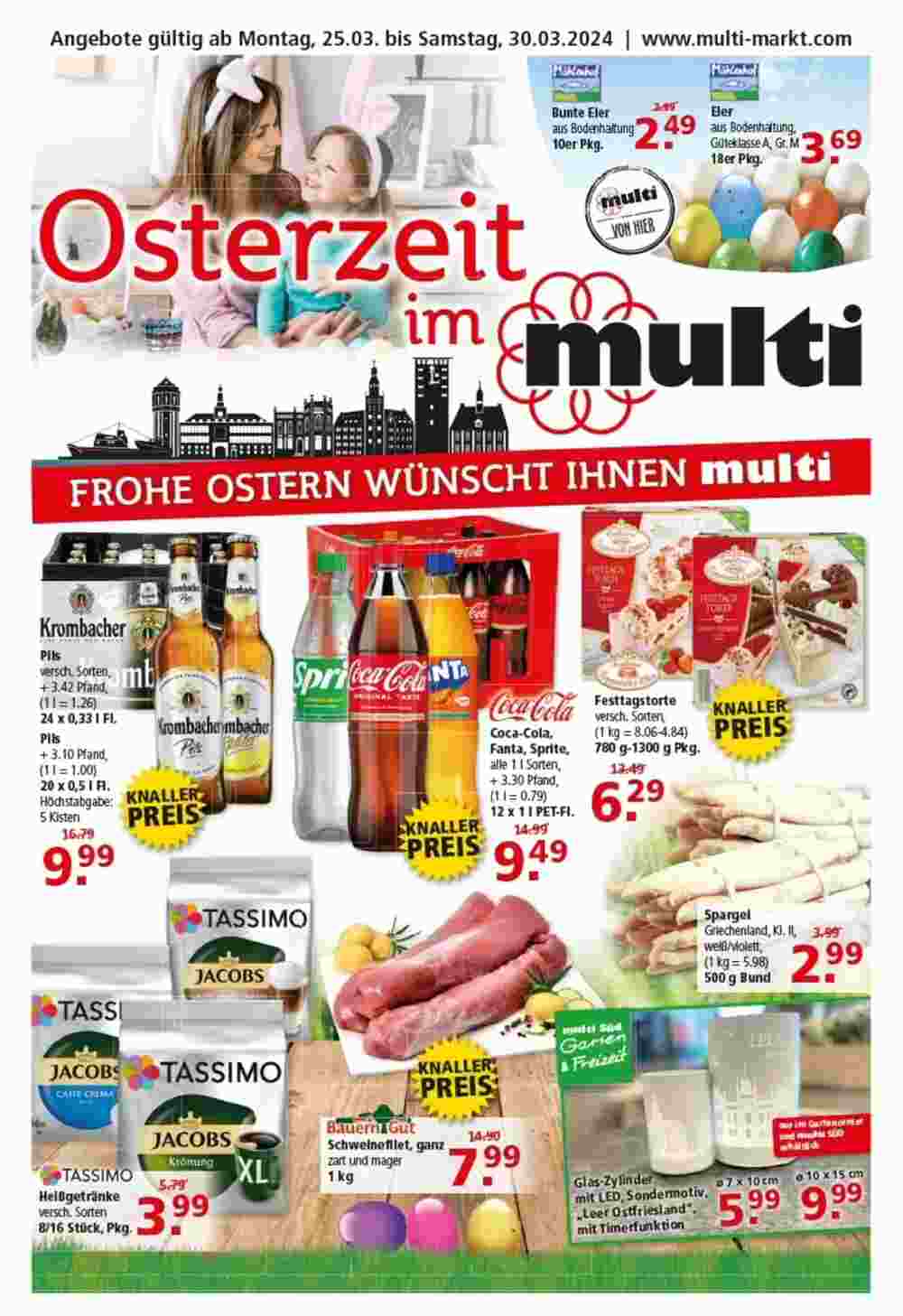 Multi Markt Prospekt (ab 25.03.2024) zum Blättern - Seite 1