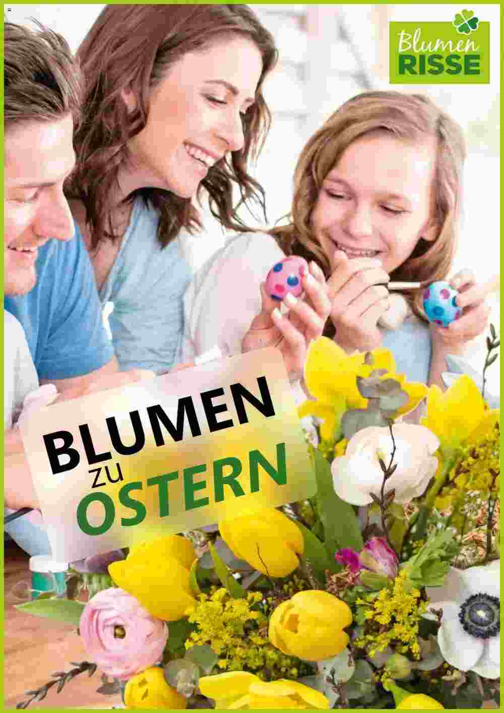 Blumen Risse Prospekt (ab 25.03.2024) zum Blättern - Seite 1