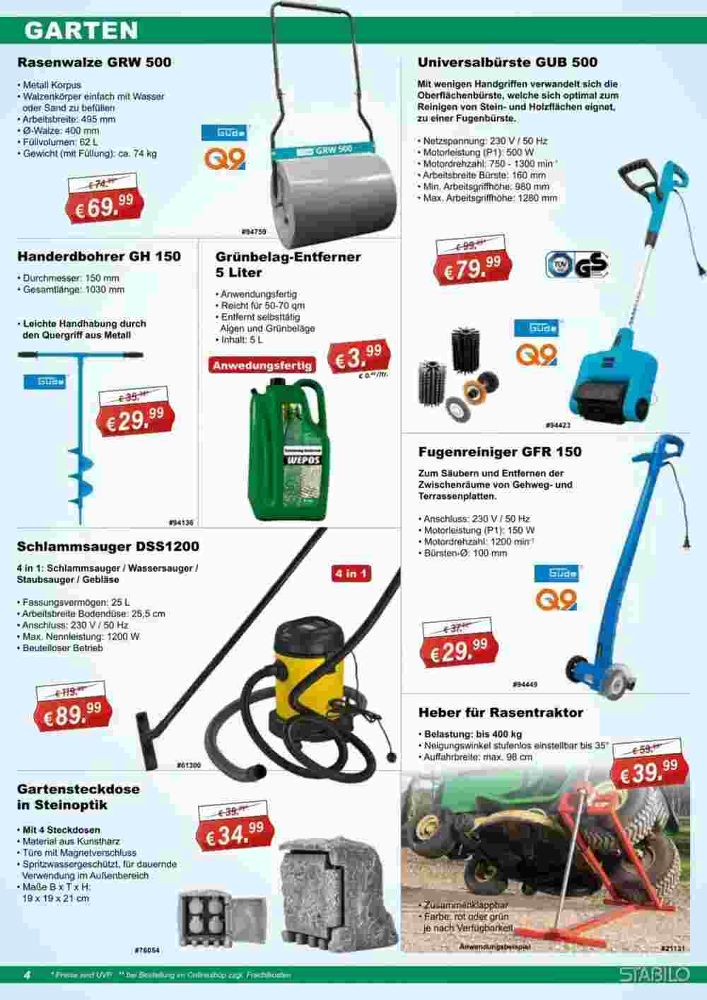 Stabilo Fachmarkt Prospekt (ab 28.03.2024) zum Blättern - Seite 4