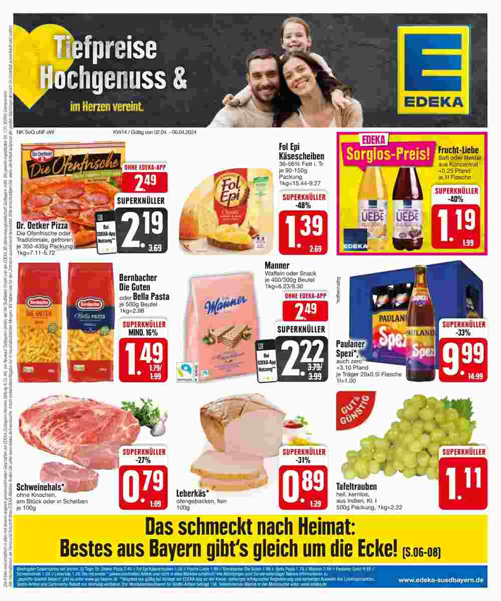 Edeka Scherer Prospekt (ab 01.04.2024) zum Blättern - Seite 2