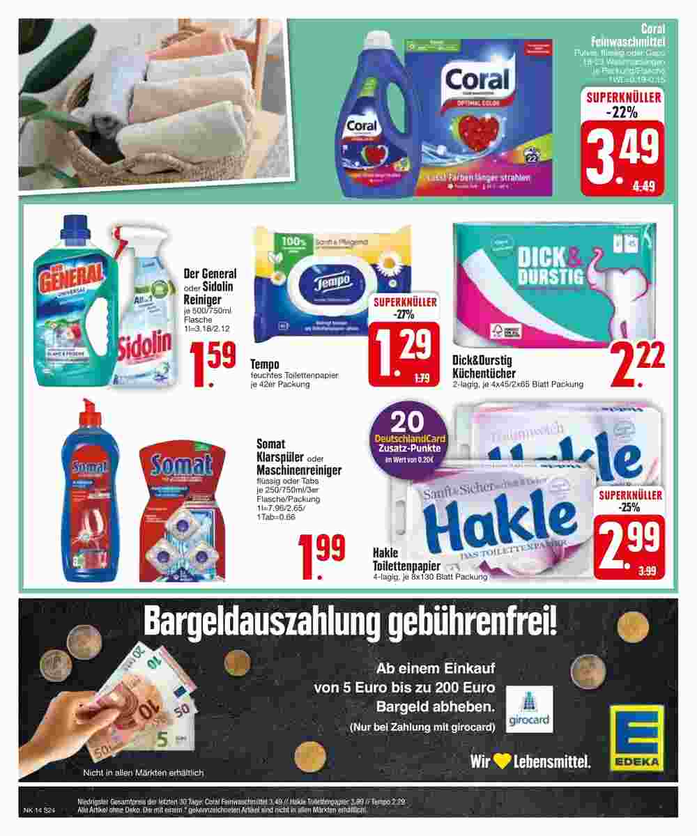 Edeka Scherer Prospekt (ab 01.04.2024) zum Blättern - Seite 25