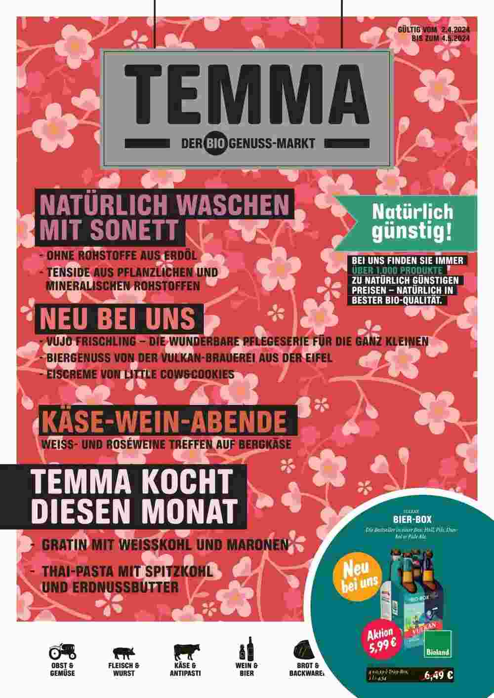 Temma Prospekt (ab 01.04.2024) zum Blättern - Seite 1